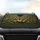 Olive Green Golden Metallic Flowers Vines Pearl Cluster Car Interior Upgrade Car Sunshade - 4