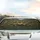 Olive Green Golden Metallic Flowers Vines Pearl Cluster Car Interior Upgrade Car Sunshade - 5