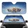 Curious Cats Sky Cloud Road Trip Gift - Cat Lover Car Interior Upgrade Car Sunshade - 1