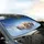 Curious Cats Sky Cloud Road Trip Gift - Cat Lover Car Interior Upgrade Car Sunshade - 6