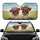 Pugs Pink Sunglasses Cowboy Hats Scenic Landscape - Road Trip Gift for Dog Owners Car Sunshade - 1