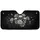 Realistic Human Skulls Large White Flowers Dark Botanical Foliage Car Interior Upgrade Car Sunshade - 3