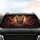 Majestic Cheetah Poppy Moon Leaves - Road Trip Gift for Wildlife Lovers Car Sunshade - 4