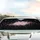 Pink White Falling Cherry Blossoms Sakura Petals Starlit Night - Car Interior Upgrade Car Sunshade - 5