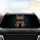 Golden-Brown Yorkshire Terrier Dog Teal Botanical Car Interior Upgrade Car Sunshade - 4