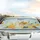 Sparkling Water Lemon Orange Bowl Green Leaves Car Interior Upgrade Car Sunshade - 5