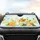 Sparkling Water Lemon Orange Bowl Green Leaves Car Interior Upgrade Car Sunshade - 4
