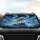 White Wolf Ice Peak Aurora Borealis Mountain Landscape - Car Interior Upgrade Car Sunshade - 4