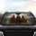 Three Realistic Chickens Rural Farm - Road Trip Gift for Chicken Lovers Car Sunshade - 4