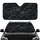 Tactical Interlocking Camouflage with Organic Shapes - Road Trip & Commute Accessory Car Sunshade - 1