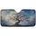 White Cherry Blossom Branches Deep Blue Sky - Car Interior Upgrade Car Sunshade - 3