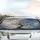 White Cherry Blossom Branches Deep Blue Sky - Car Interior Upgrade Car Sunshade - 5