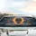 Fiery Skull Galleon Stormy Sea - Car Interior Upgrade Car Sunshade - 5