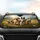 Poodle Mix Border Collie Spaniel Mix Dogs Wildflower Mountain Landscape Car Upgrade for Dog Lovers Car Sunshade - 4