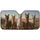 Five Curious Alpacas Sun-Drenched Plains Landscape - Travel Essentials Car Interior Upgrade Car Sunshade - 3