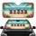 Pugs on Beach Tropical Swim Shirts Sunglasses - Road Trip Gift for Pug Lovers Car Sunshade - 1