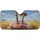 Giraffes Straw Hat Glasses Red Convertible Car Golden Savanna Safari Road Trip Gift Car Sunshade - 3