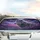 Majestic Gray Wolf Cosmic Night Sky Nebula - Travel Essentials for Wildlife Lovers Car Sunshade - 5