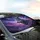 Majestic Gray Wolf Cosmic Night Sky Nebula - Travel Essentials for Wildlife Lovers Car Sunshade - 6