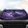 Majestic Gray Wolf Cosmic Night Sky Nebula - Travel Essentials for Wildlife Lovers Car Sunshade - 4