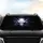 Wide Rectangular Eyes Monstrous Face Data Streams Ethereal Void - Car Interior Upgrade Car Sunshade - 4