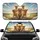 Jubilant Golden Retrievers with Sunglasses - Road Trip Gift for Dog Lover Car Sunshade - 1