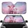 Highland Cow Baby Calf Bubblegum Nebula - Car Interior Upgrade Cow Lover Gift Car Sunshade - 1
