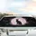 Black Cat Pink Moon Cherry Blossom - Car Interior Upgrade Cat Lover Gift Car Sunshade - 5