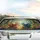 Smiling Swirling Snails Fantastical Forest Wildflowers Car Interior Upgrade Car Sunshade - 5