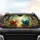 Smiling Swirling Snails Fantastical Forest Wildflowers Car Interior Upgrade Car Sunshade - 4