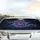 Swirling Iridescent Butterflies, Ethereal Cosmic Glow - Road Trip Gift Car Sunshade - 5