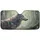 Majestic Wolf with Daisies Butterflies - Car Interior Upgrade for Wildlife Lovers Car Sunshade - 3
