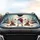 Baby Calf Teddy Bears Snowy Field Christmas - Road Trip Winter Car Upgrade Car Sunshade - 4