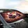 Speed Racing Pigs Steering Wheel - Road Trip Fun Gift for Automotive Enthusiasts Car Sunshade - 6