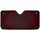 Baroque Damask Floral Scrolls Filigree Car Interior Upgrade Car Sunshade - 3