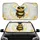 Chunky Smiling Cartoon Bee Sunglasses - Everyday Wildlife Gift for Bee Lovers Car Sunshade - 1