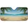 Golden Sand Tropical Beach Ocean Palms - Vacation Travel Essentials Car Sunshade - 3