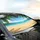 Golden Sand Tropical Beach Ocean Palms - Vacation Travel Essentials Car Sunshade - 6