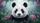 Gentle Giant Panda Face Tropical Foliage Fuchsia Flowers Jungle - Wildlife Lover Gift Car Sunshade - 7