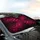 Magenta Hot Pink Leopard Print Fur - Wildlife Lover Gift Car Sunshade - 6