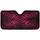 Magenta Hot Pink Leopard Print Fur - Wildlife Lover Gift Car Sunshade - 3