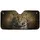 Golden Tan Leopard Fur Rosettes Black Spots - Wildlife Lover Gift Car Sunshade - 3