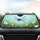 Indigo Dragonfly Star Speckles Daisies - Wildlife Lover Car Decor Car Sunshade - 4