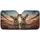 Laughing Chihuahuas Steering Wheel Sunset Road - Road Trip Essential Gift Car Sunshade - 3
