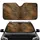 Leopard Print Golden Shimmer Dappled Jungle Foliage - Luxury Safari Lifestyle Gift Car Sunshade - 1