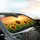 Sunflowers Meadow Warm Sunset Horizon - Nature Lover Car Interior Decor Gift Car Sunshade - 6