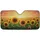Sunflowers Meadow Warm Sunset Horizon - Nature Lover Car Interior Decor Gift Car Sunshade - 3