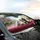 Poodles Vintage Convertible Car - Luxury Lifestyle Gift for Dog Lover Car Sunshade - 6
