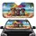 Happy Dachshunds Tropical Beach Vacation - Beach Lifestyle Gift for Dachshund Lovers Car Sunshade - 1