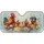 Chickens Sunglasses Watercolor Meadow Floral - Summer Farmhouse Decor Car Sunshade - 3